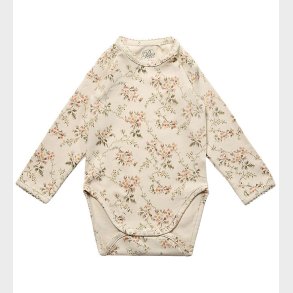 Petit by Sofie Schnoor Body l/ - Sand m. Blomster