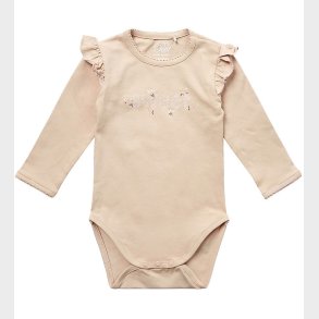 Petit by Sofie Schnoor Body l/ - Nougat m. Print