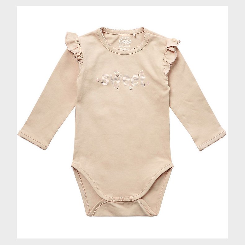 Petit by Sofie Schnoor Body l/ - Nougat m. Print