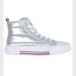 Tommy Hilfiger Stvler - High Top Lace-Up - Silver