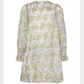 Sofie Schnoor Girls Kjole - Hvid/Lysebl m. Guld