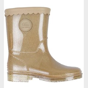 Petit by Sofie Schnoor Gummistvler m. For - Nougat m. Glimmer