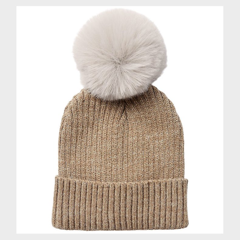 Petit by Sofie Schnoor Hue - Rib - Strik - Camel m. Glimmer/Kvas