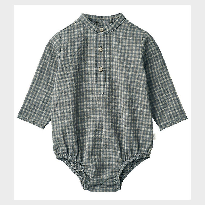 Wheat Skjortebody l/ - Victor - Autumn Sky Check