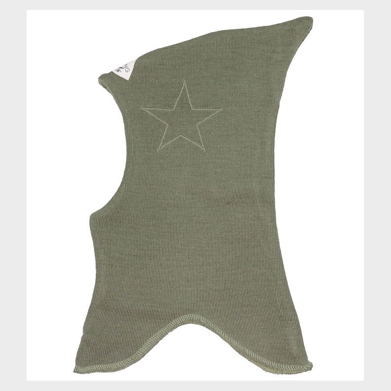 Racing Kids Elefanthue - Uld/Bomuld - 2-lags - Dark Seagrass