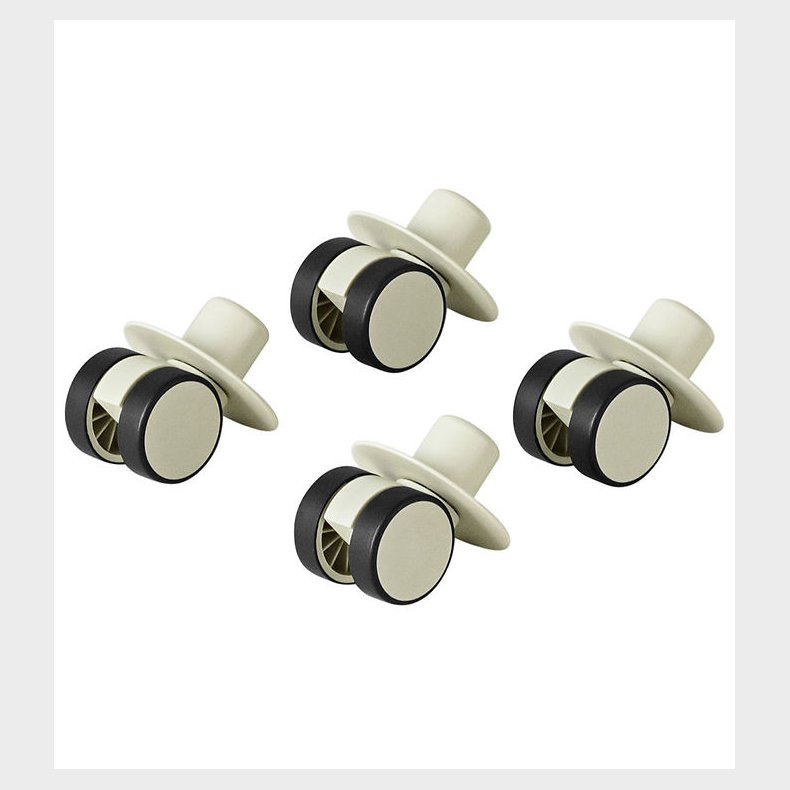 MODU 4x Swirly Wheels - 4-pak - Dusty Green