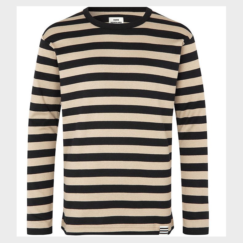 Mads Nrgaard Bluse - Talika Top - Black/Vanilla Ice