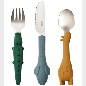 Liewood B�rnebestik - Tove Cutlery Set - Golden Caramel Mix