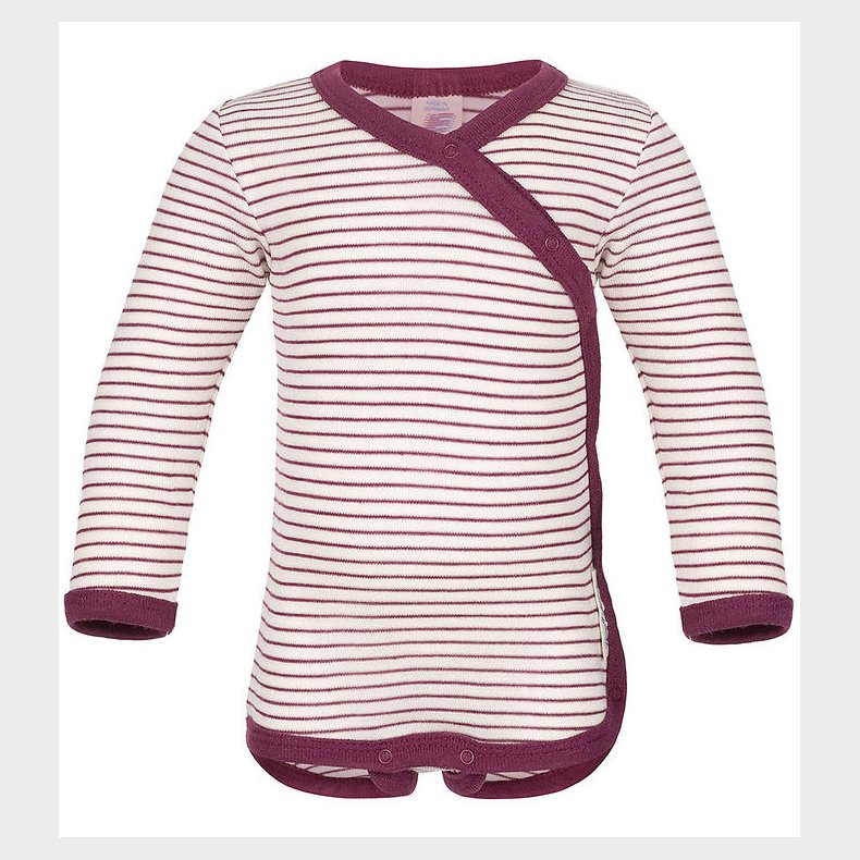 Engel Sl-Om Body l/ - Uld/Silke - Natural/Orchid