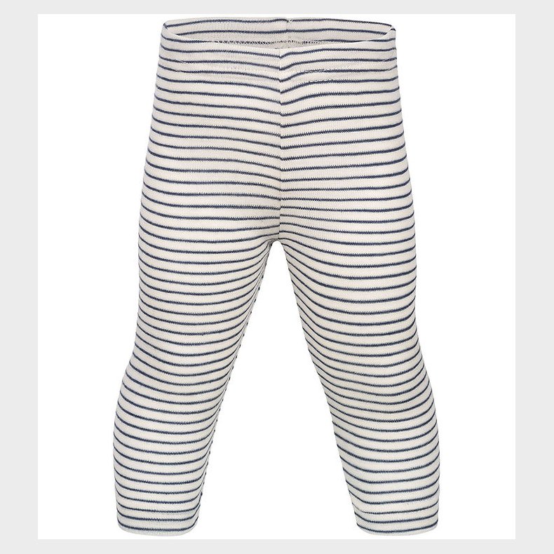 Engel Leggings - Uld/Silke - Natural/Navy Blue