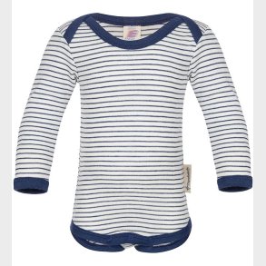 Engel Body l/ - Uld/Silke - Natural/Navy Blue