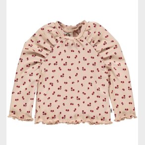 Msli Bluse - Rib - Berry - Spa Rose/Fig/Berry Red