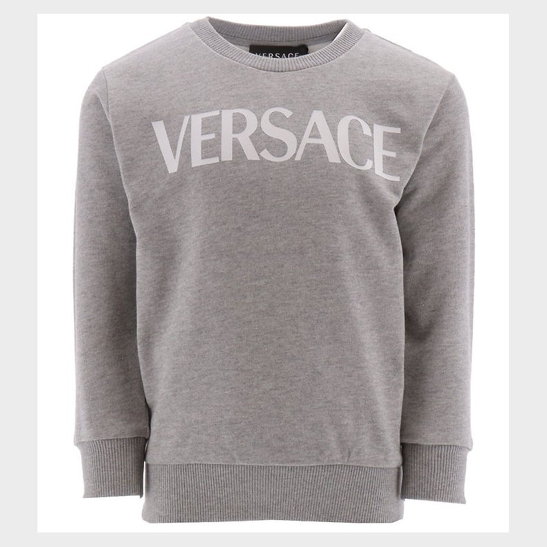 Versace Sweatshirt - Grmeleret m. Hvid