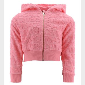 Versace Cardigan - Cropped - Frott - Flamingo
