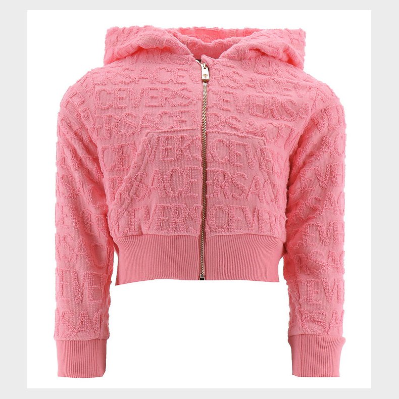 Versace Cardigan - Cropped - Frott - Flamingo