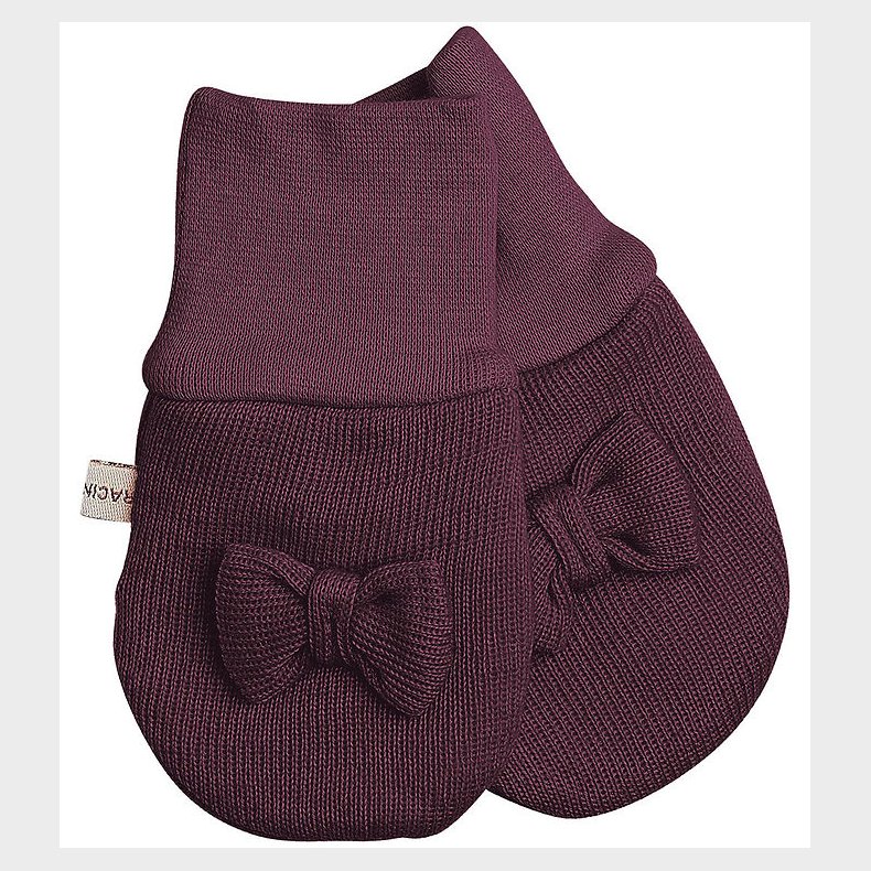 Racing Kids Luffer - Uld/Bomuld - Red Grape m. Sljfe