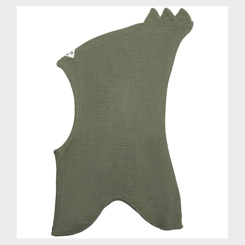 Racing Kids Elefanthue - Uld/bomuld - 2-lags - Dark Seagrass