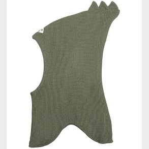 Racing Kids Elefanthue - Uld/bomuld - 2-lags - Dark Seagrass