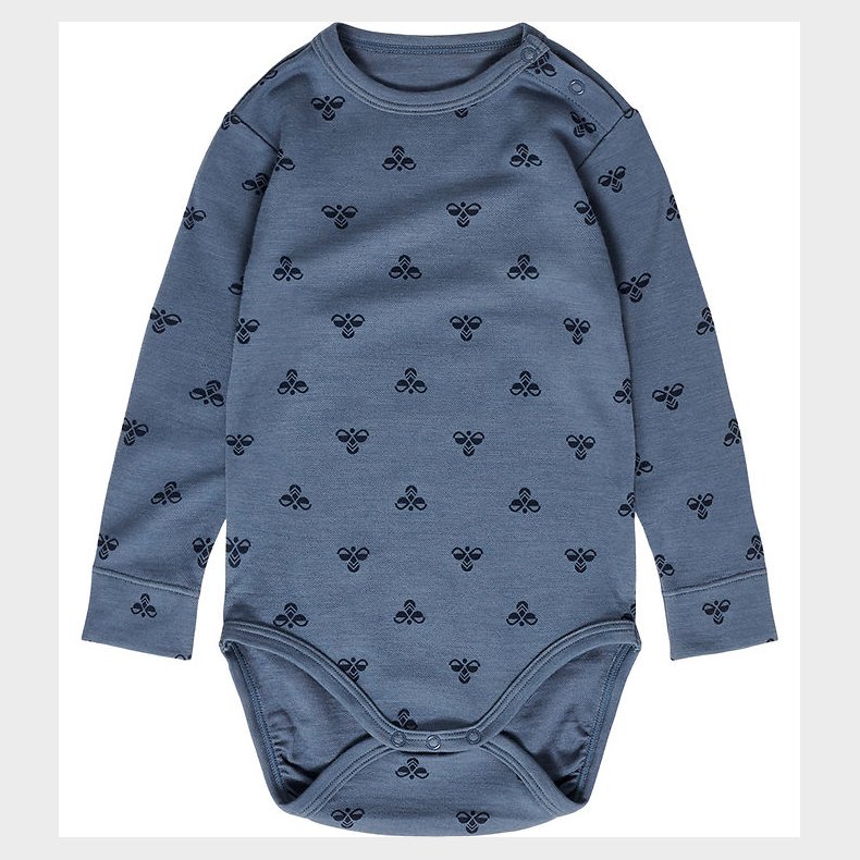 Hummel Body l/ - Uld - hmlBambo - Bering Sea