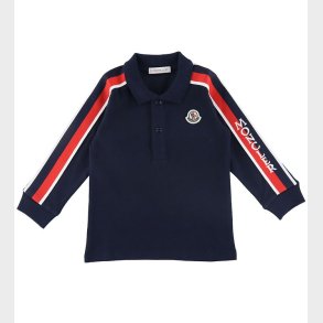 Moncler Polobuse - Navy m. Rd