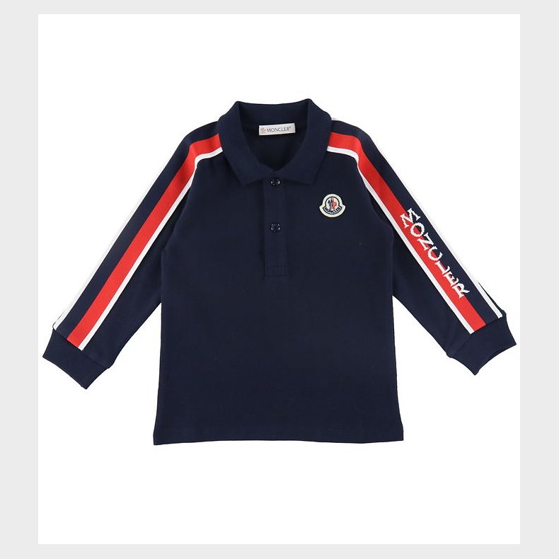 Moncler Polobuse - Navy m. Rd