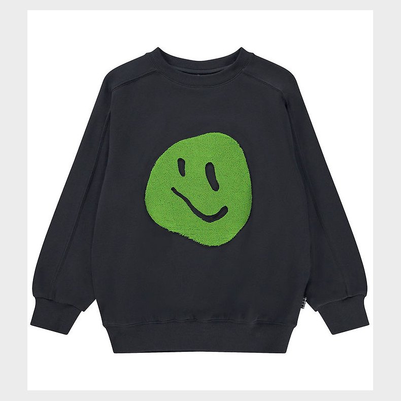 Molo Sweatshirt - Mar - Sort m. Frott�