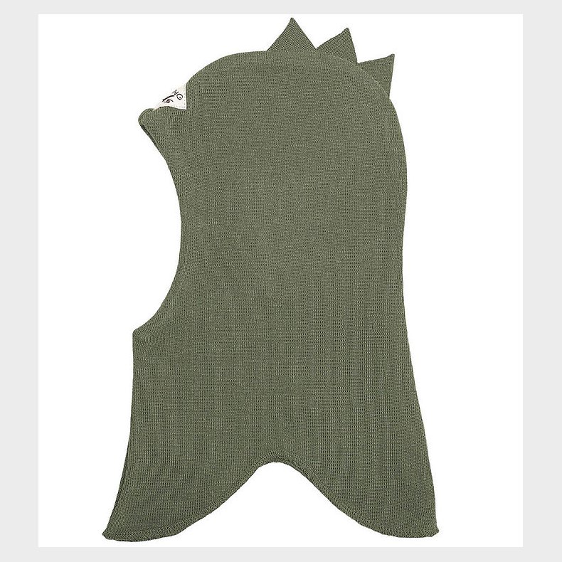 Racing Kids Elefanthue - Uld/Bomuld - 2-lags - Dark Seagrass m.