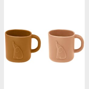 Liewood Kop - Silikone - Chaves - 2-pak - Tuscany Rose/Golden