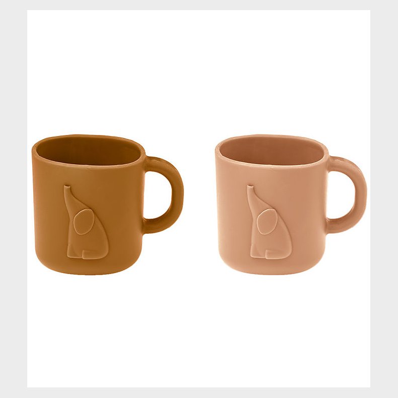 Liewood Kop - Silikone - Chaves - 2-pak - Tuscany Rose/Golden