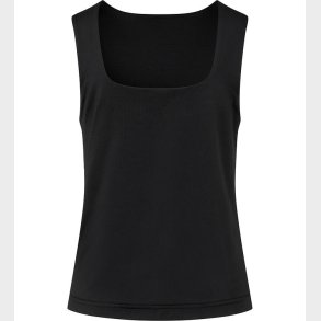 Rosemunde Top - Vendbar - Sort