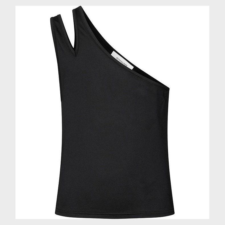 Rosemunde Top - One Shoulder - Sort
