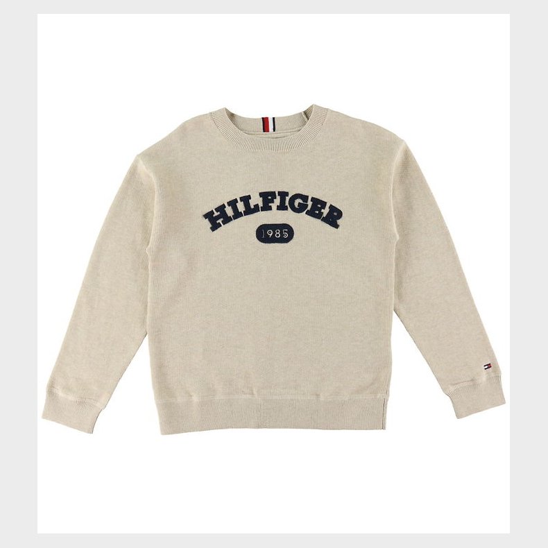 Tommy Hilfiger Bluse - Strik - Terry Knit - Cashmere Creme