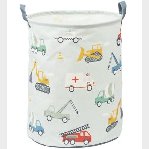 A Little Lovely Company Opbevaringskurv - 40x50 cm - Vehicles