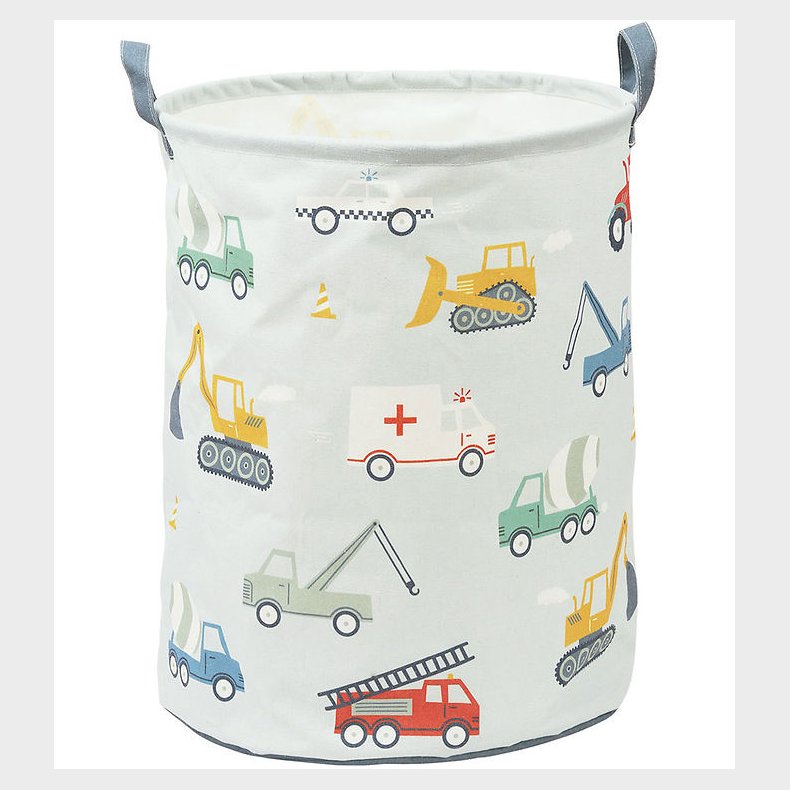 A Little Lovely Company Opbevaringskurv - 40x50 cm - Vehicles