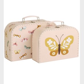 A Little Lovely Company Kuffertst - 2 stk. - 29x20/25,5x18 cm -