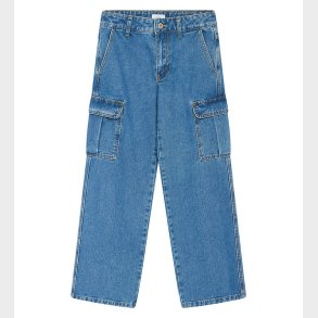 Grunt Jeans - Worki Low Waist Cargo - Authentic Blue