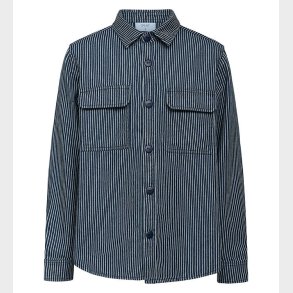 Grunt Skjorte - Dalmin - Navy/Hvidstribet