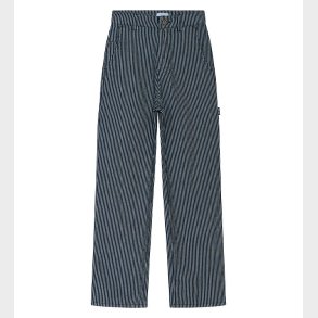 Grunt Jeans - Worker - Navy/Hvidstribet