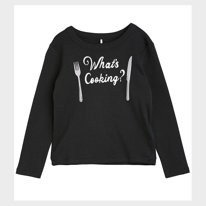 Mini Rodini Bluse - What's Cooking - Sort