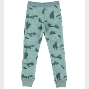 Joha Leggings - Uld/Bambus - Grn Aop