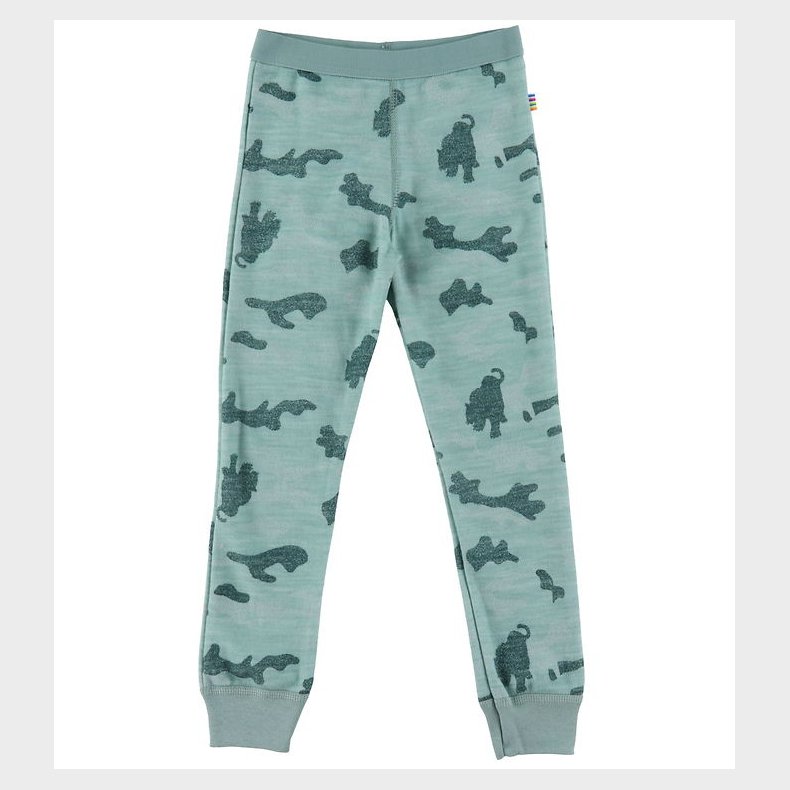 Joha Leggings - Uld/Bambus - Grn Aop
