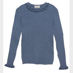 Creamie Bluse - Pullover Rib Knit - Captains Blue