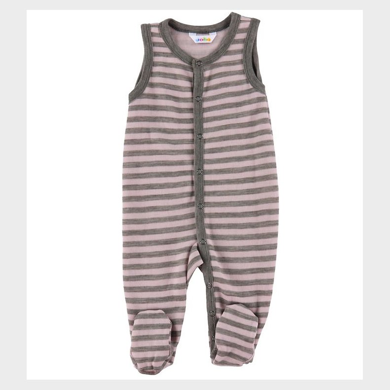 Joha Heldragt - Uld - Gr/Rosa