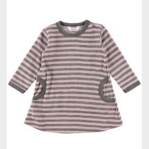 Joha Kjole - Uld - Gr/Rosa