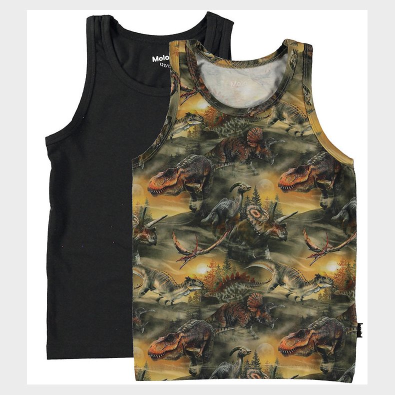 Molo Undertr�jer - Jayden - 2-pak - Dino Black