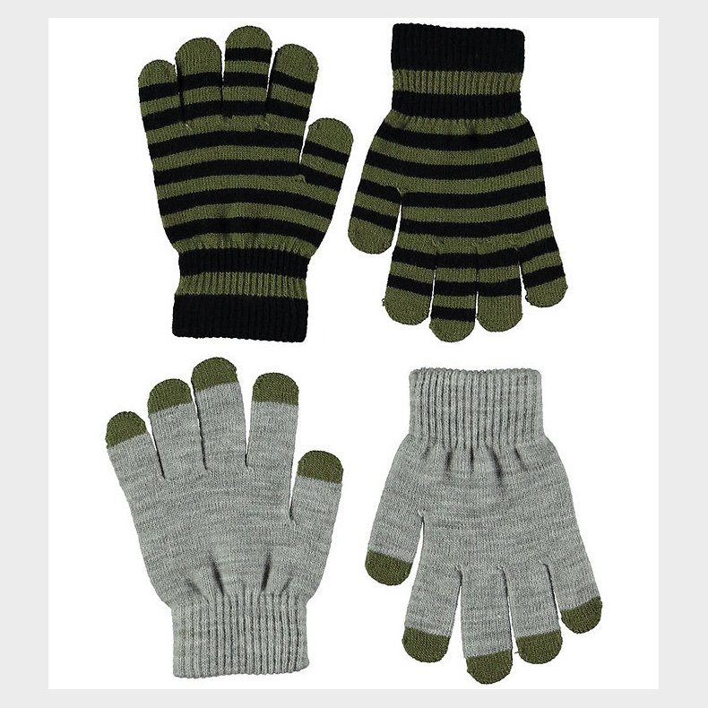 Molo Handsker - Strik - 2-pak - Kei - Grey Melange