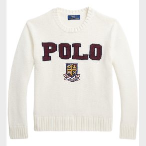 Polo Ralph Lauren Bluse - Strik - Creme m. Polo