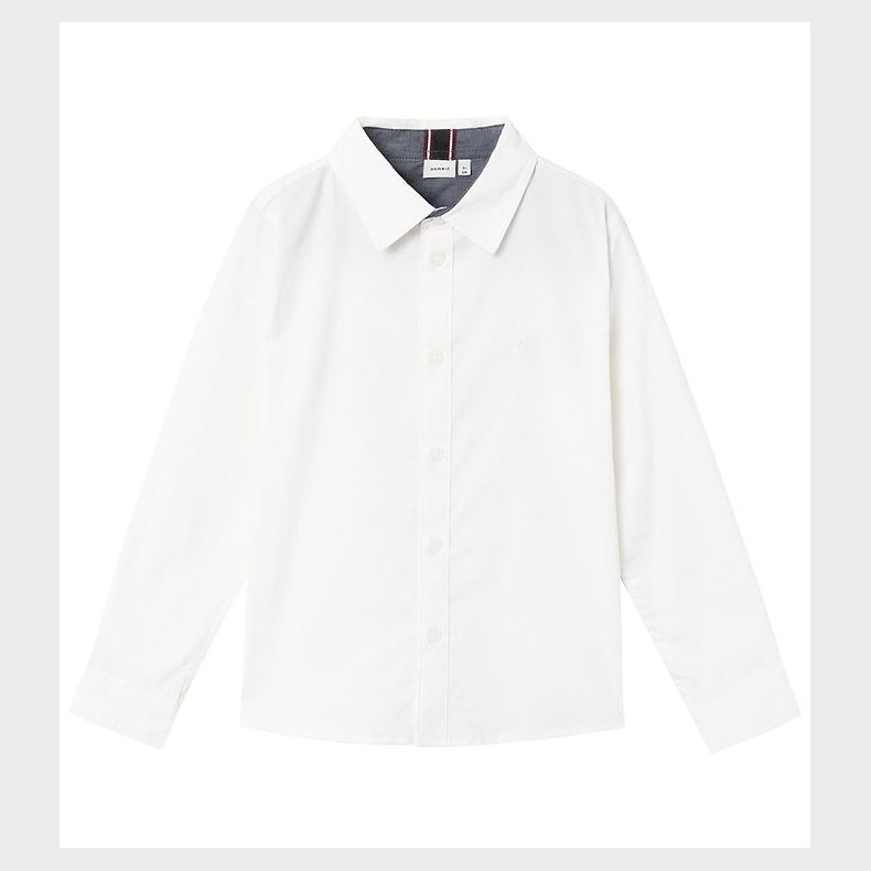 Name It Skjorte - Noos - NkmNewsa - Bright White