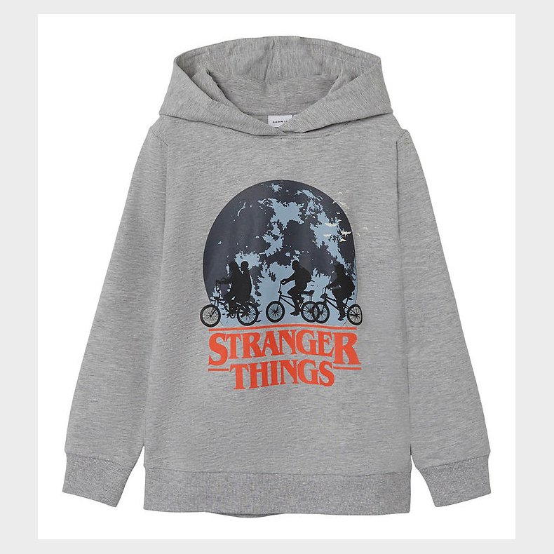 Name It Httetrje - NkmArt - Stranger Things - Grey Melange