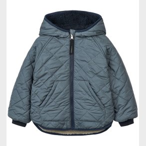 Liewood Termo/Fleecejakke - Jackson - Vendbar - Whale Blue Multi